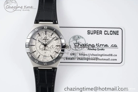 0403 GoAnywhere Constellation Black Ceramic SS 8F 1:1 Best Edition White Textured Dial on Black Gummy Strap A 7803